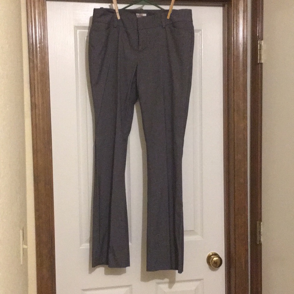 Gray dress pants